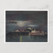 アルカトラズ・アットナイト,サンフランシスコ,ヴィンテージ ポストカード (正面)