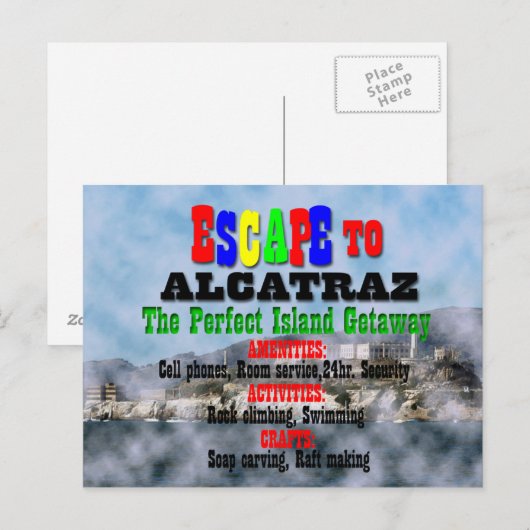 アルカトラズ ポストカード (正面/裏面)