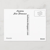 アルカトラズ ポストカード (裏面)