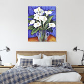 アルカト素晴らしレースアート絵画フローラ キャンバスプリント (インサイチュ (寝室))