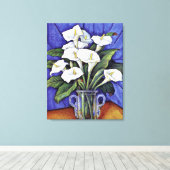 アルカト素晴らしレースアート絵画フローラ キャンバスプリント (インサイチュ (ウッドフロア))