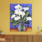 アルカト素晴らしレースアート絵画フローラ キャンバスプリント (インサイチュ (リビング))