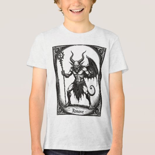 アルカナ・マジェスティ・ロノウェ解放 トライブレンドＴシャツ (正面)