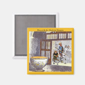 アルカラデヘナレスのセルバンテスバプティスマルフォント マグネット (正面/裏面)