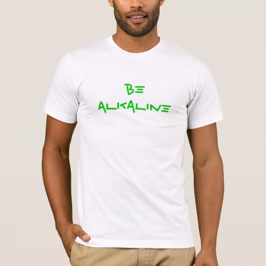アルカリがあって下さい Tシャツ (正面)
