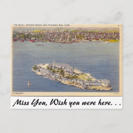 アルカリス，アルカトラズ。 ポストカード