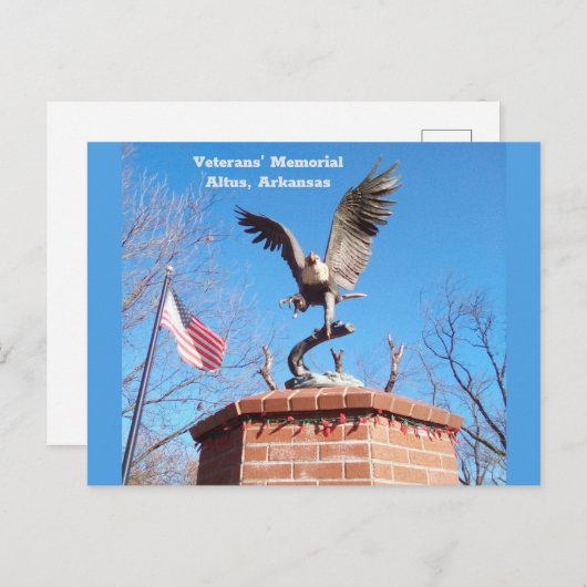 アルカンサス州アルトゥス退役軍人記念館 ポストカード (正面/裏面)