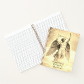 アルカンジェル・マイケルの黄色のスパイラルノートブック ノートブック (内部)