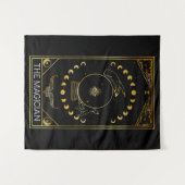 アルカ専攻のナザマジシャンタロットカード  タペストリー (正面(横))