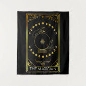 アルカ専攻のナザマジシャンタロットカード  タペストリー (正面)