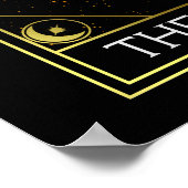 アルカ専攻のナザマジシャンタロットカード ポスター (角)