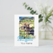 アルガウアルプスヴィンテージカウババリアGermanyお土産 シーズンポストカード (スタンド正面)