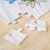 アルガウアルプスヴィンテージカウババリアGermanyお土産 ジグソーパズル (側面)