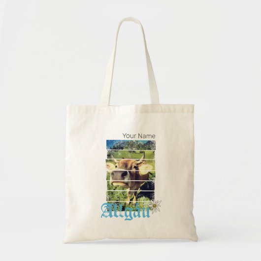 アルガウアルプスヴィンテージカウババリアGermanyお土産 トートバッグ (正面)