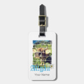 アルガウアルプスヴィンテージカウババリアGermanyお土産 ラゲッジタグ (正面縦)