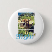 アルガウアルプスヴィンテージカウババリアGermanyお土産 缶バッジ (正面)