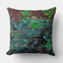 アルガスou corais do mar com efeito onda