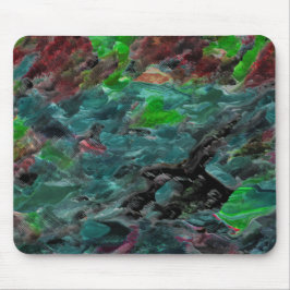 アルガスou corais do mar com efeito onda マウスパッド