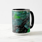 アルガスou corais do mar com efeito onda マグカップ (正面右)