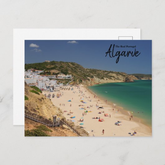 アルガルベ実在ス・ポルトガル – サレマ ポストカード (正面/裏面)