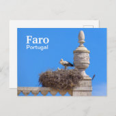 アルガルヴェのポルトガルファロ ポストカード (正面/裏面)