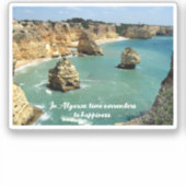 アルガルヴェビーチバケーションinポルトガル シール (正面)