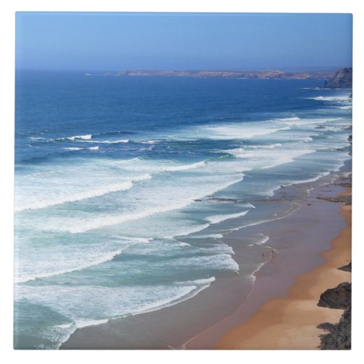 アルガルヴェビーチ，ポルトガル タイル (正面)