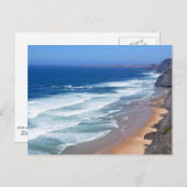 アルガルヴェビーチ，ポルトガル ポストカード (正面/裏面)