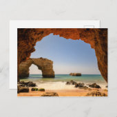 アルガルヴェ – プライアデアルバンデイラ葉書ノ文字 ポストカード (正面/裏面)