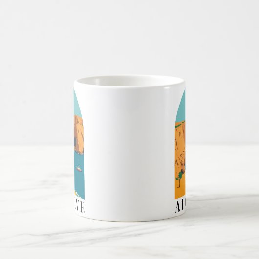 アルガルヴェ,ポルトガルヨーロッパレトロアート コーヒーマグカップ (中央)