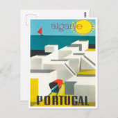 アルガルヴェ,ポルトガルヴィンテージ旅行はがき ポストカード (正面/裏面)