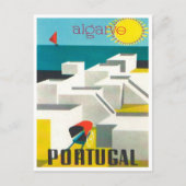 アルガルヴェ,ポルトガルヴィンテージ旅行はがき ポストカード (正面)