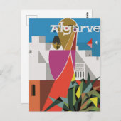 アルガルヴェ，ポルトガルヴィンテージ旅行はがき ポストカード (正面/裏面)