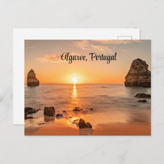 アルガルヴェ，ポルトガル絵画風写真 ポストカード (正面/裏面)