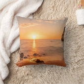 アルガルヴェ、ポルトガル風光明媚な風景 クッション (ブランケット)