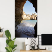 アルガルヴェ – ポルトガル – ビーチ – ストランド – 海 – メーア ポスター (ホームオフィス)