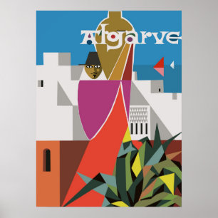 アルガルヴェ,ポルトガルVintage Travel Poster ポスター