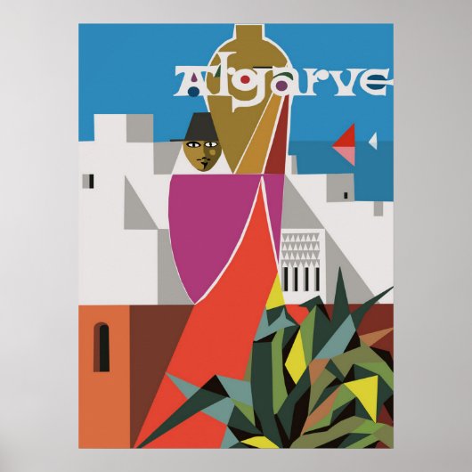 アルガルヴェ,ポルトガルVintage Travel Poster ポスター (正面)