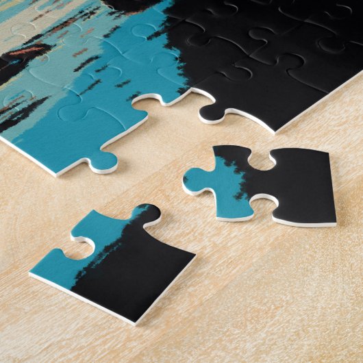 アルガルヴギフトポルトガルマリンハビーチジグソーパズル ジグソーパズル (側面)