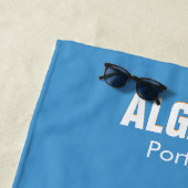 アルガルヴビーチガールトラベルヴィンテージスタイル ビーチタオル (インサイチュ)