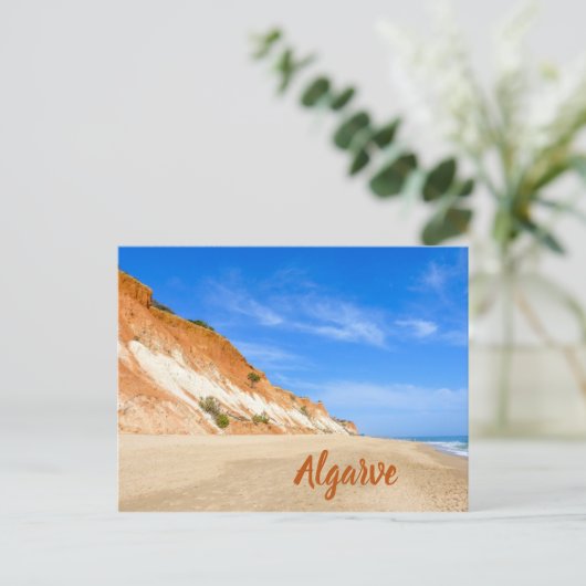 アルガルヴビーチプライアダファレーシアinポルトガル ポストカード (スタンド正面)