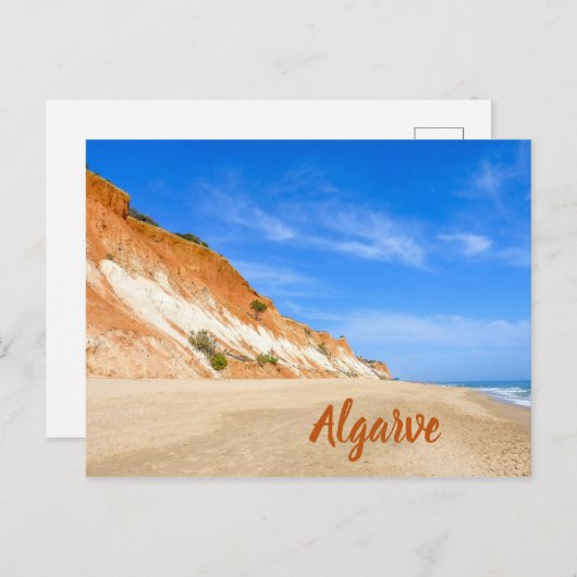 アルガルヴビーチプライアダファレーシアinポルトガル ポストカード (正面/裏面)