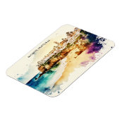 アルガルヴポルトガルウォーターカラートラベル マグネット (左側)