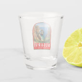 アルガルヴポルトガルトラベルアートヴィンテージ ショットグラス (裏面)