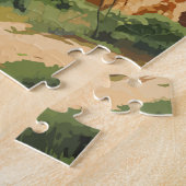 アルガルヴポルトガルトラベルアートヴィンテージ ジグソーパズル (側面)