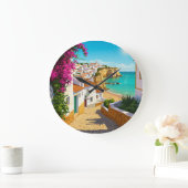 アルガルヴポルトガルトラベル ラージ壁時計 (ホーム)