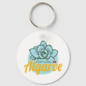 アルガルヴポルトガルフラワーサキュリーヴィンテージ土産 キーホルダー (正面)