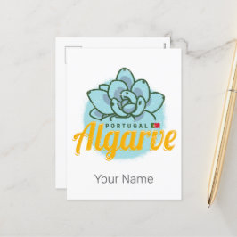 アルガルヴポルトガルフラワーサキュリーヴィンテージ土産 シーズンポストカード