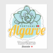 アルガルヴポルトガルフラワーサキュリーヴィンテージ土産 シール (シート)