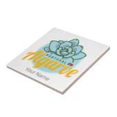 アルガルヴポルトガルフラワーサキュリーヴィンテージ土産 タイル (側面)